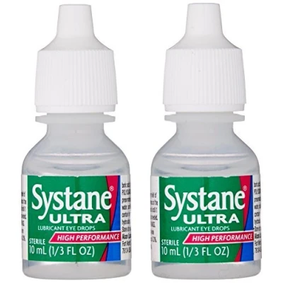 Imagen de Systane Ultra Lubricant Eye Drops, 2 count .33 fl oz (10 ml) Bottle by