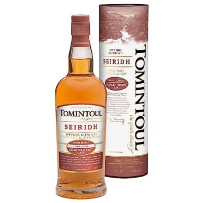 Imagen de Tomintoul SEIRIDH Speyside Glenlivet OLOROSO SHERRY CASK Limited Edition 40% Vol. 0,7l in Giftbox
