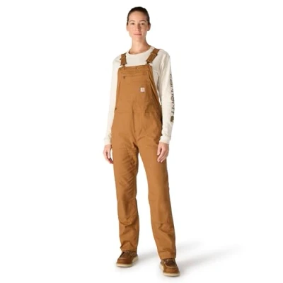 Imagen de Carhartt Mono de trabajo en lona Rugged Flex, Loose Fit Para Mujer, Brown, XS