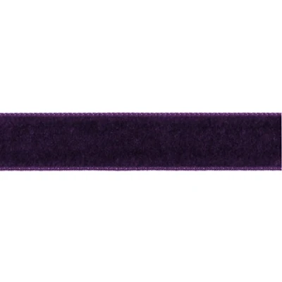 Imagen de Berisfords Cinta de Terciopelo, Ciruela, 10.2 x 5.6 cm