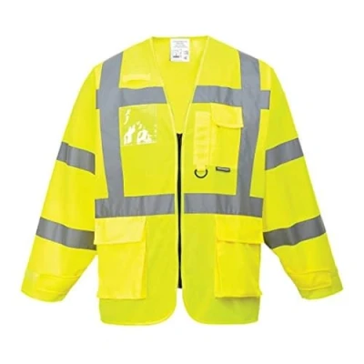 Imagen de Portwest Chaqueta Executive De Alta Visibilidad, Tamaño S, Color Amarillo, S475YERS