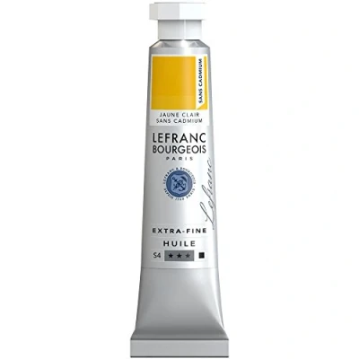 Imagen de Lefranc Bourgeois Óleo Extra Fino 20ml Tubo de pintura, Amarillo claro libre Cadmio