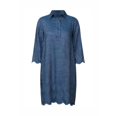 Imagen de Cecil MIT Stickerei Vestido vaquero, Mujer, Talla: Large, Blau
