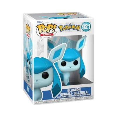 Imagen de Funko POP! Games: Pokemon Glaceon Figuras Miniaturas Coleccionables Para Exhibición Idea De Regalo Mercancía Oficial Juguetes Niños Y Adultos Fans Video Games