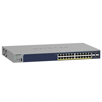 Imagen de NETGEAR GS728TPP 300EUS Smart Switch Ethernet Web Manageable PoE Professional 28 Puertos RJ45 Gigabit 24 Plus 380 W, 4 SFP 1