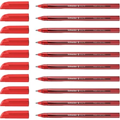 Imagen de Schneider Vizz Bolígrafo (punta M, 10 unidades), color rojo