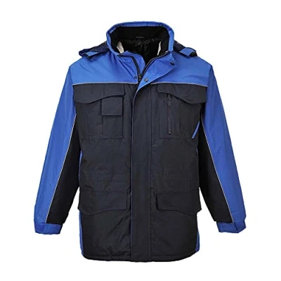 Imagen de Portwest Parka Bicolor Rs, Tamaño: L, Color: Marino/Azulina, S562NRRL