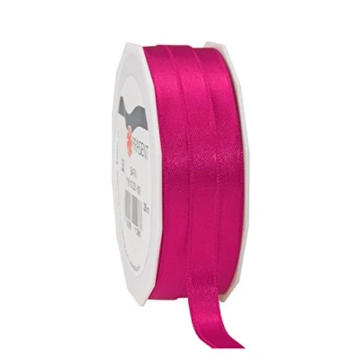 Imagen de Präsent C.E. Pattberg satén Magenta, 27 Yardas para Envolver, 0.4 Pulgadas de Ancho, decoración y Manualidades, Cinta Decorativa Regalos, Cada ocasión, Poliéster, Rosa Claro, 10mm 25m, 25