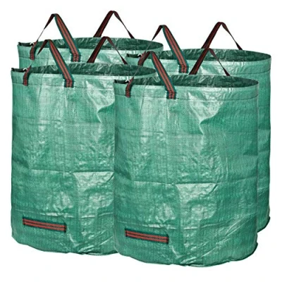 Imagen de GardenMate 4 Bolsas de Basura jardín 272 L Tejido Polipropileno (PP) Robusto 150 g/m2