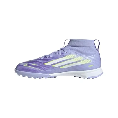 Imagen de adidas Performance F50 Sparkfusion League Unisex Botas de fútbol multitacos para niños, Talla: 35, Violet tone/lucid lemon/purple rush Zapatos