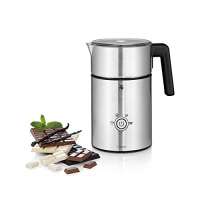Imagen de WMF Lono Espumador Milk&amp;Choc, 650 W, con 4 funciones, libre de BPA, acero Cromargan, apto para lavavajillas, capuccino, latte macchiato, frappé y chocolate caliente, apagado automático