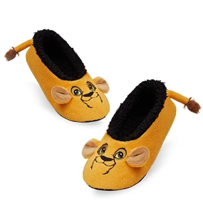 Imagen de Disney Zapatillas Casa Mujer, Calcetin Calcetines para Stitch Minnie Mickey (35 38 EU, Mostaza Lion, numeric_35)