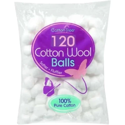 Imagen de COTTON TREE 100% algodón puro, súper suave, paquete de 120