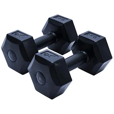 Imagen de ACM Products B.V. KF046 Set.2 Mancuernas 2 KG. Cemento, Adultos Unisex