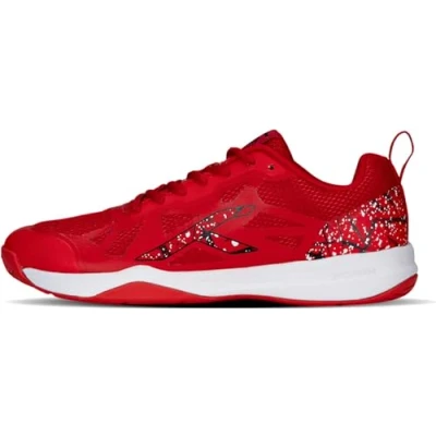 Imagen de HUNDRED Blade Non Marking, Zapatos de bádminton Hombre, Red/Black, 43 EU