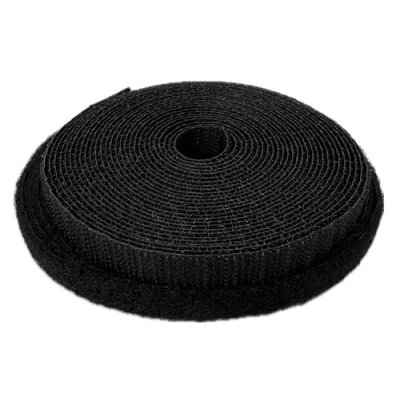Imagen de Velcro® Rodillos de cinta autoadherente para coser 10 mm Negro 5 m