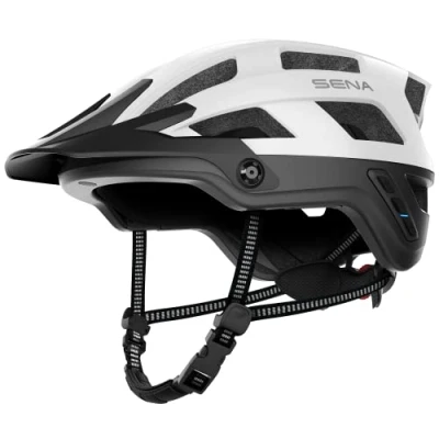 Imagen de Sena M1 EVO Smart Helmet para Mountain Bike (Blanco Mate, L)