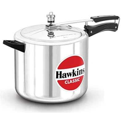 Imagen de Hawkin Classic CL15 1.5 litros olla a presión de aluminio nuevo mejorado, pequeño, plata 10 Liter