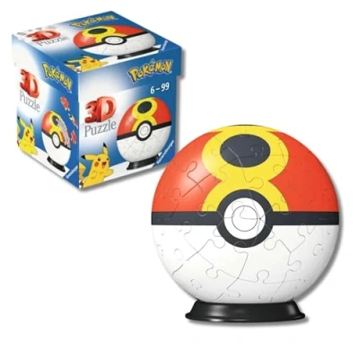 Imagen de Ravensburger Puzzle Pokémon Repeat Ball 3D 54 Piezas