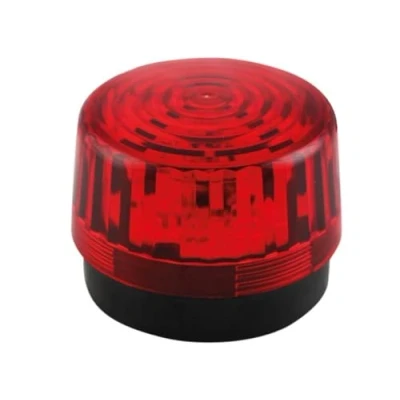 Imagen de Velleman Luz intermitente de LED rojo, para uso en interiores, 12 V CC, 15 blancos, IP20, ABS/ACRYLIC