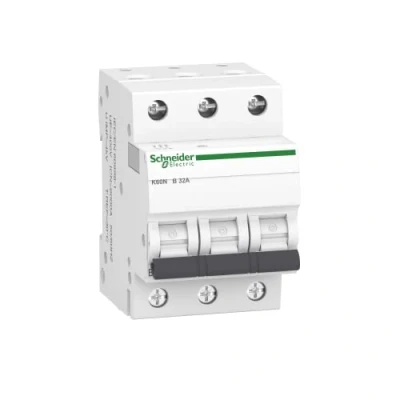 Imagen de Schneider Electric A9K01332 Disyuntor K60N 3P, 32A, B características, 6kA, Blanco, 32 Ampere