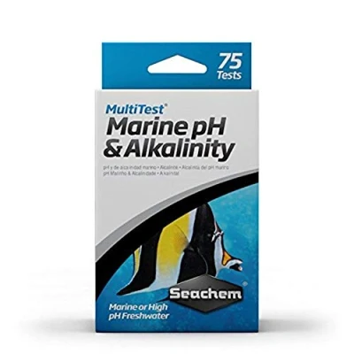 Imagen de Seachem MultiTest de pH y Alcalinidad Marina, 75 Pruebas