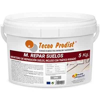 Imagen de M REPAR suelos de Tecno Prodist (5 Kg) Mortero reparación hormigón o cemento, incluso con tráfico rodado (transitable por vehículos en 2 horas)