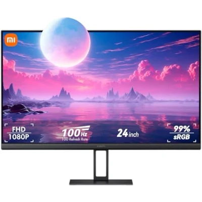 Imagen de Monitor Xiaomi A24i, 23.8&quot;, Full HD, 6 ms, 100 Hz, 200nits, HDR 10, DP 1.4, HDMI, Negro