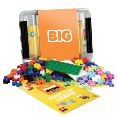 Imagen de Plus Plus, pc 9603413 Big Box Juego de Bloques construcción creativos, 200 Piezas, Color Teile