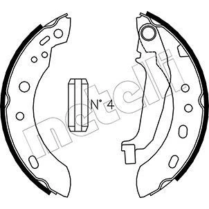 Imagen de Kit de zapatas METELLI 53 0288
