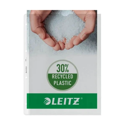 Imagen de Leitz 47800003 Presentación premium PVC de 120 micras A4 Multipunched bolsillo Claro, paquete 100