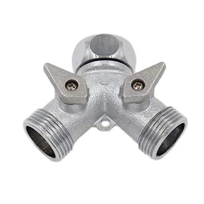 Imagen de SpiceFlow Pieza de distribución 2 vías, cromado/latón, para rosca exterior 3/4 pulgadas, interior pulgadas.
