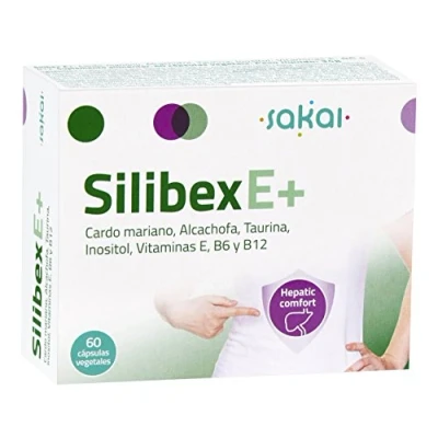 Imagen de Sakai Silibex E+ Complemento Alimenticio 60 Cápsulas