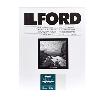 Imagen de Ilford Mutligrade Papel fotográfico RC Deluxe Pearl, 20,3 x 25,4 cm, 50 Hojas
