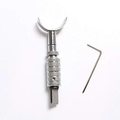 Imagen de Práctico de cuero ajustable acero inoxidable corte giratorio Cuchillo para Trabajo