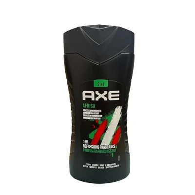 Imagen de Gel de ducha Axe Men &quot;Africa&quot;, 3 unidades, 250 ml