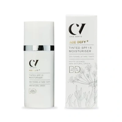Imagen de Green People Age Defy+ Tinted DD Moisturiser SPF15 Mediano 30 ml Hidratante con tinte natural Crema de día orgánica correctora color + FPS 15 sin parabenos y alcohol etílico Libre