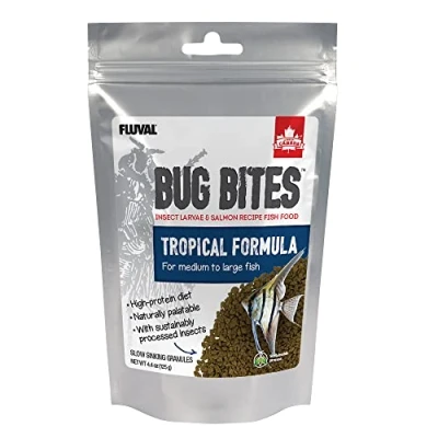 Imagen de Fluval Bug Bites GRÁNULOS FÓRMULA Tropical Comida Peces Tropicales 125GR (1.4 2mm)