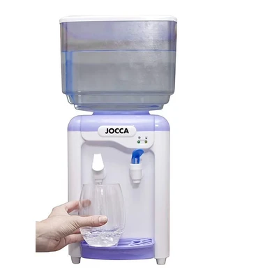 Imagen de JOCCA Dispensador de Agua con depósito y grifos 7 litros Bebidas 24.5 x 23 34 cm Fría Templada Libre BPA SIN Adaptador para Botellas