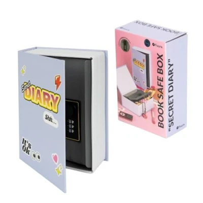Imagen de Fisura Caja de seguridad en forma libro “secret diary. fuerte original con cerradura combinación. dinero oculto. 18 x 11,5 cm