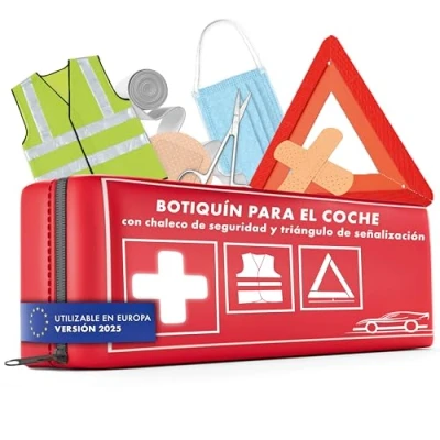 Imagen de WALSER Kombi 3 44296 Kit de primeros auxilios para coche DIN 13164 2022