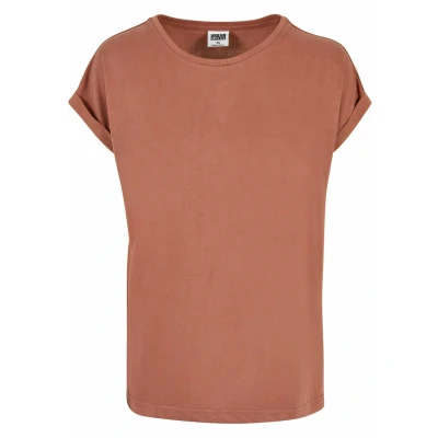 Imagen de Urban Classics Extended Shoulder Camiseta básica, Mujer, Talla: XS, Terracotta