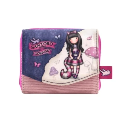 Imagen de Safta 1074GJ03, Billetera Gorjuss Cheshire Cat Unisex niños, Multicolor, M