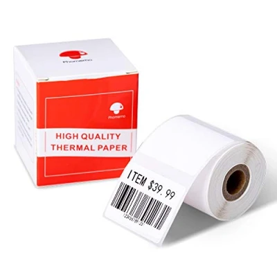 Imagen de Etiqueta Phomemo M110, 40x30 mm Etiquetas autoadhesivas para impresoras de M110/M200/M120/M220, adhesivas térmicas multiuso imprimibles