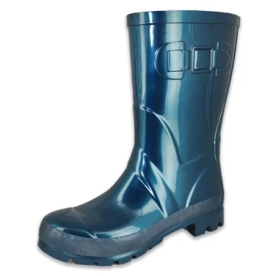 Imagen de Beck Glossy, Botas de lluvia para Mujer, Blue Metallic, 36 EU