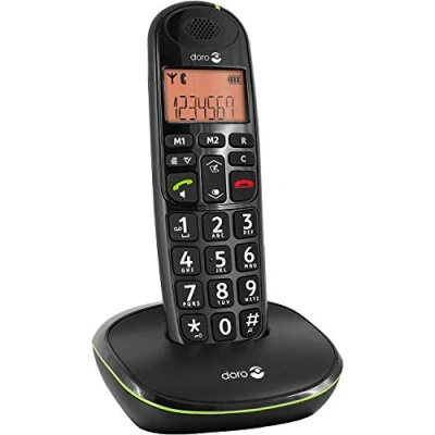 Imagen de Doro PhoneEasy 100w, 20 entradas, 300m, 50m, Negro, AAA, 10 h