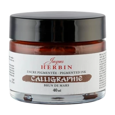Imagen de Jacques Herbin 11346T Tinta de caligrafía (40 ml), color marrón