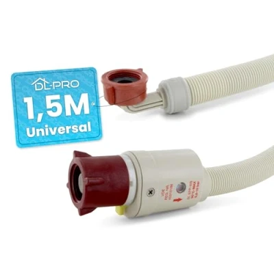 Imagen de DL pro Manguera de entrada 1,5 m universal Aquastop 90 C para lavavajillas