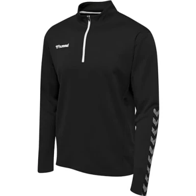 Imagen de hummel hmlAUTHENTIC Half Zip Sweatshirt Color: Black/White_Talla: S