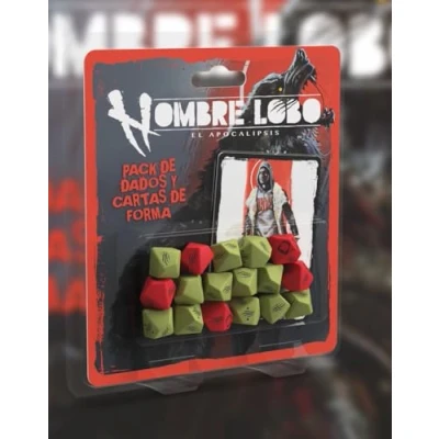 Imagen de juego de mesa hombre lobo 5ª dados y cartas forma
